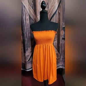 Orange Women's Tube Top
